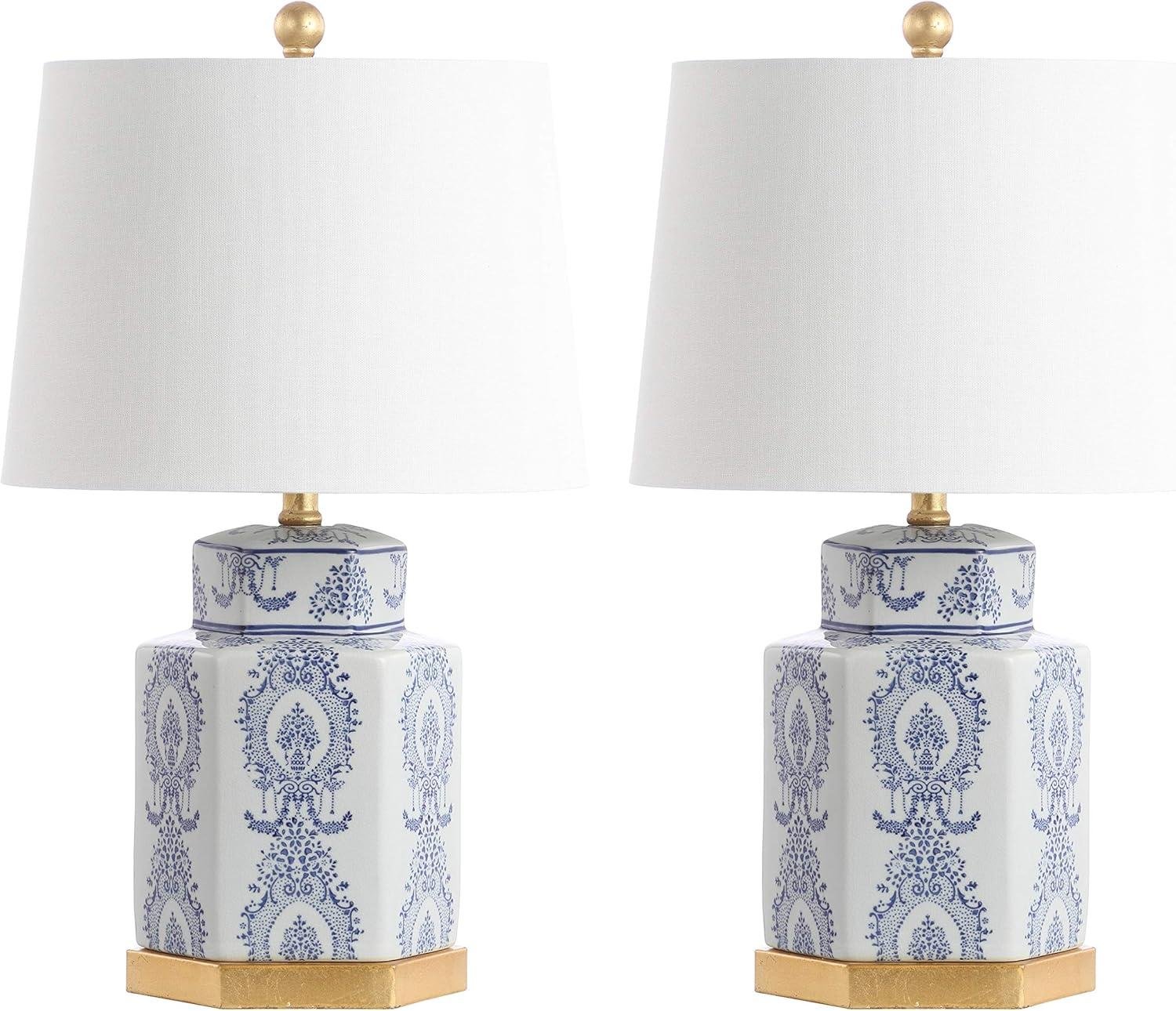 Our ‍Review ‌of the SAFAVIEH Bodin‌ Blue/White Table‍ Lamp Set
