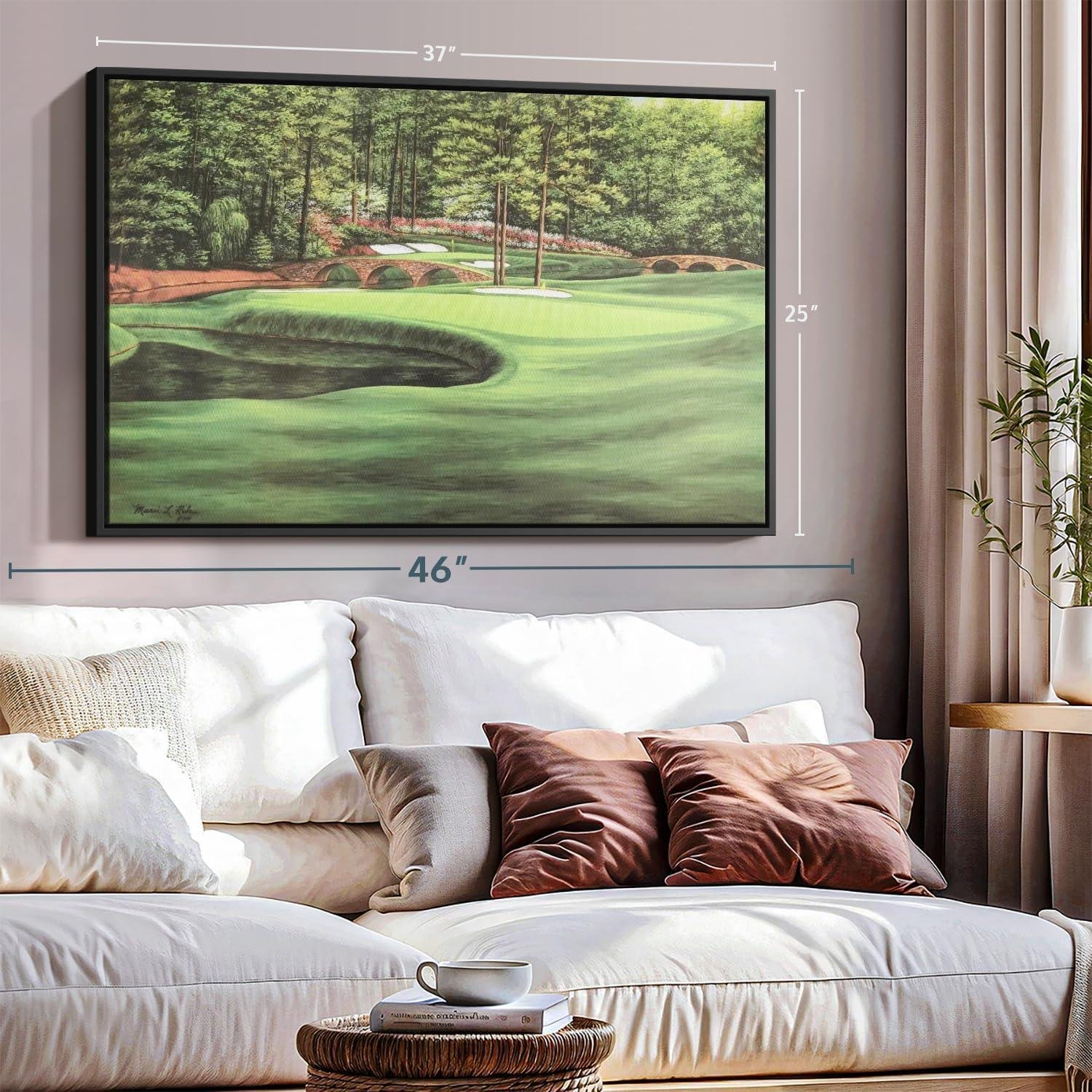 We Explore Augusta National's 11th Hole Canvas art