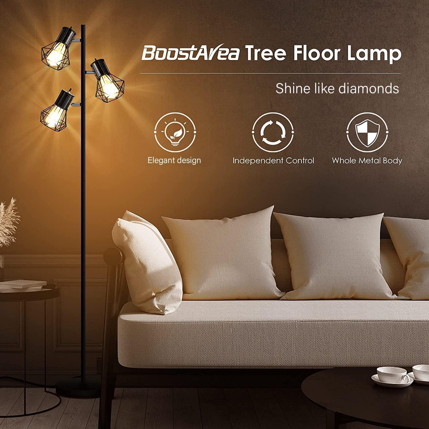 Our Review of the BoostArea Industrial Floor Lamp: Style and Function