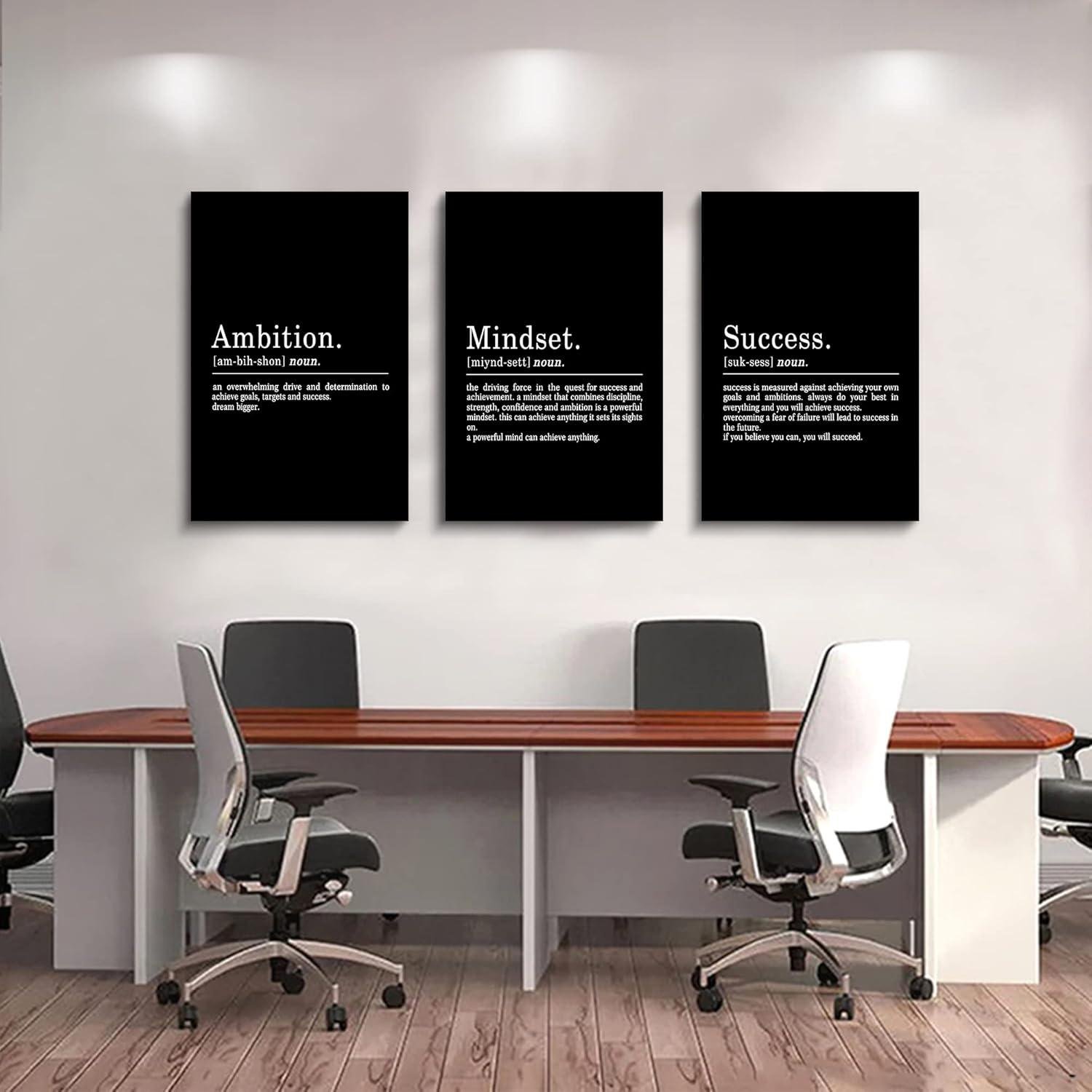 We explore EPHANY ART's Motivational Canvas Trio for Your Workspace