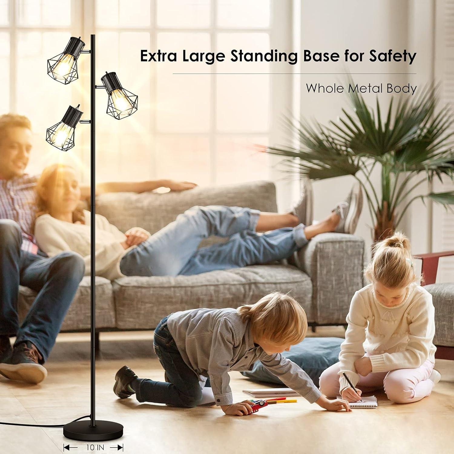 Our Review of the BoostArea Industrial Floor Lamp: Style and Function