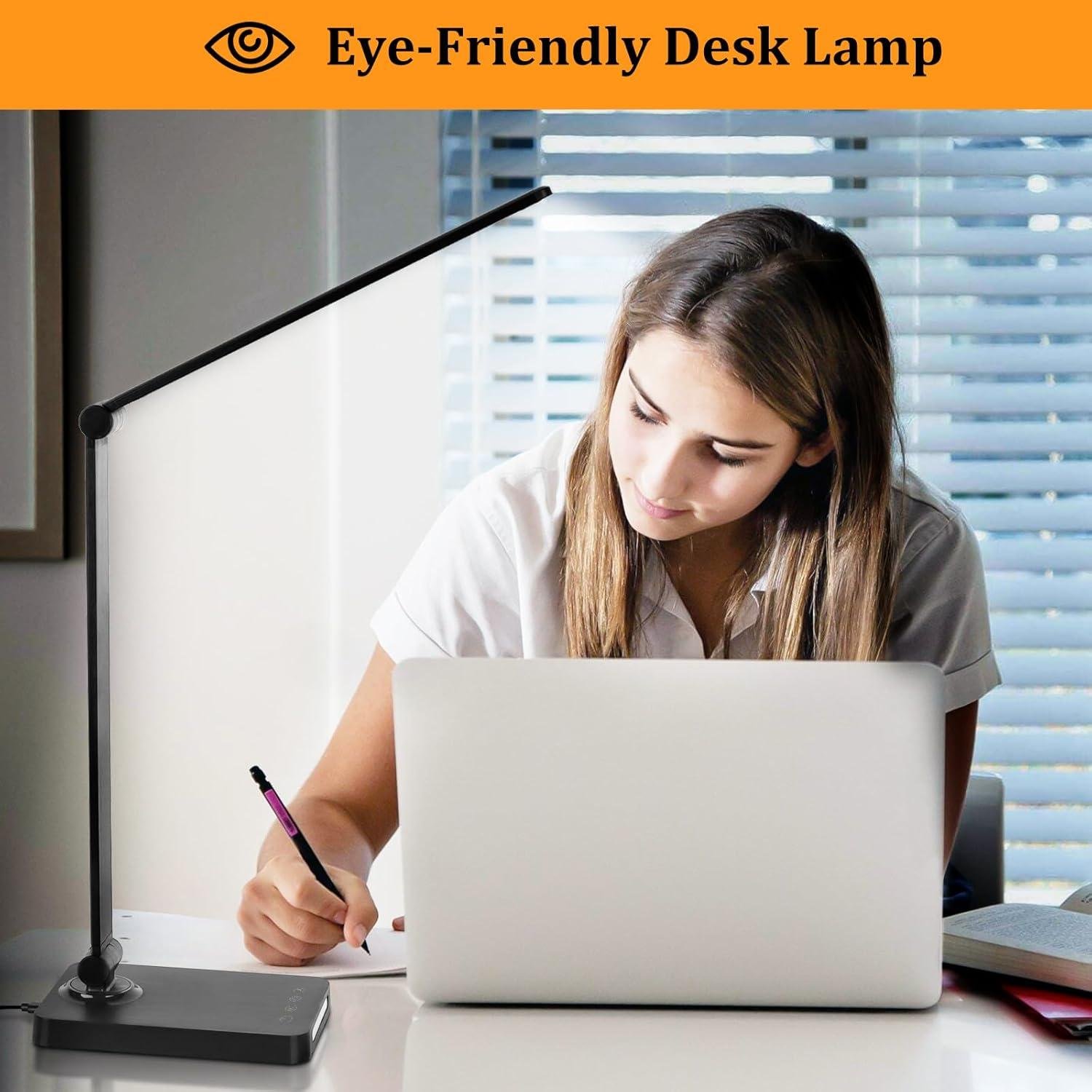 Our Review: Versatile LED Desk Lamp with USB and Night Light