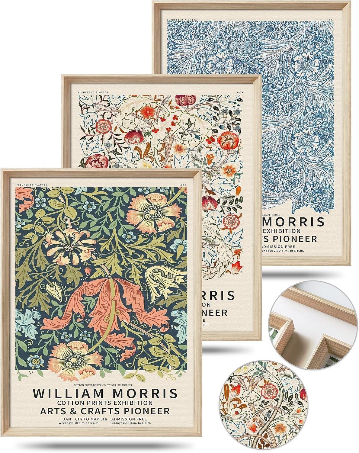 Elegant Vintage: Our Review of UPWOIGH morris Framed Art