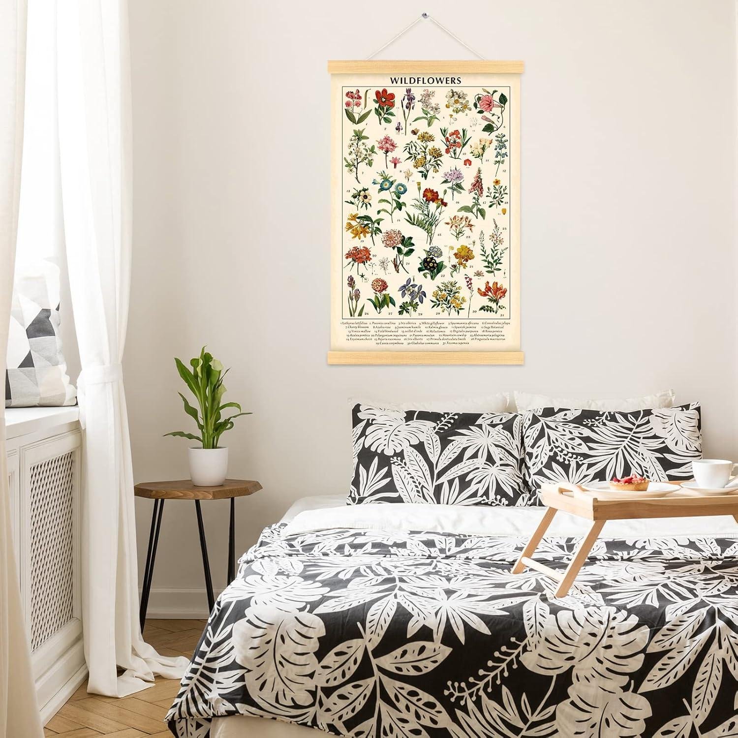 Our Vintage​ Wildflower Poster: Colorful Decor ⁢& Learning Tool