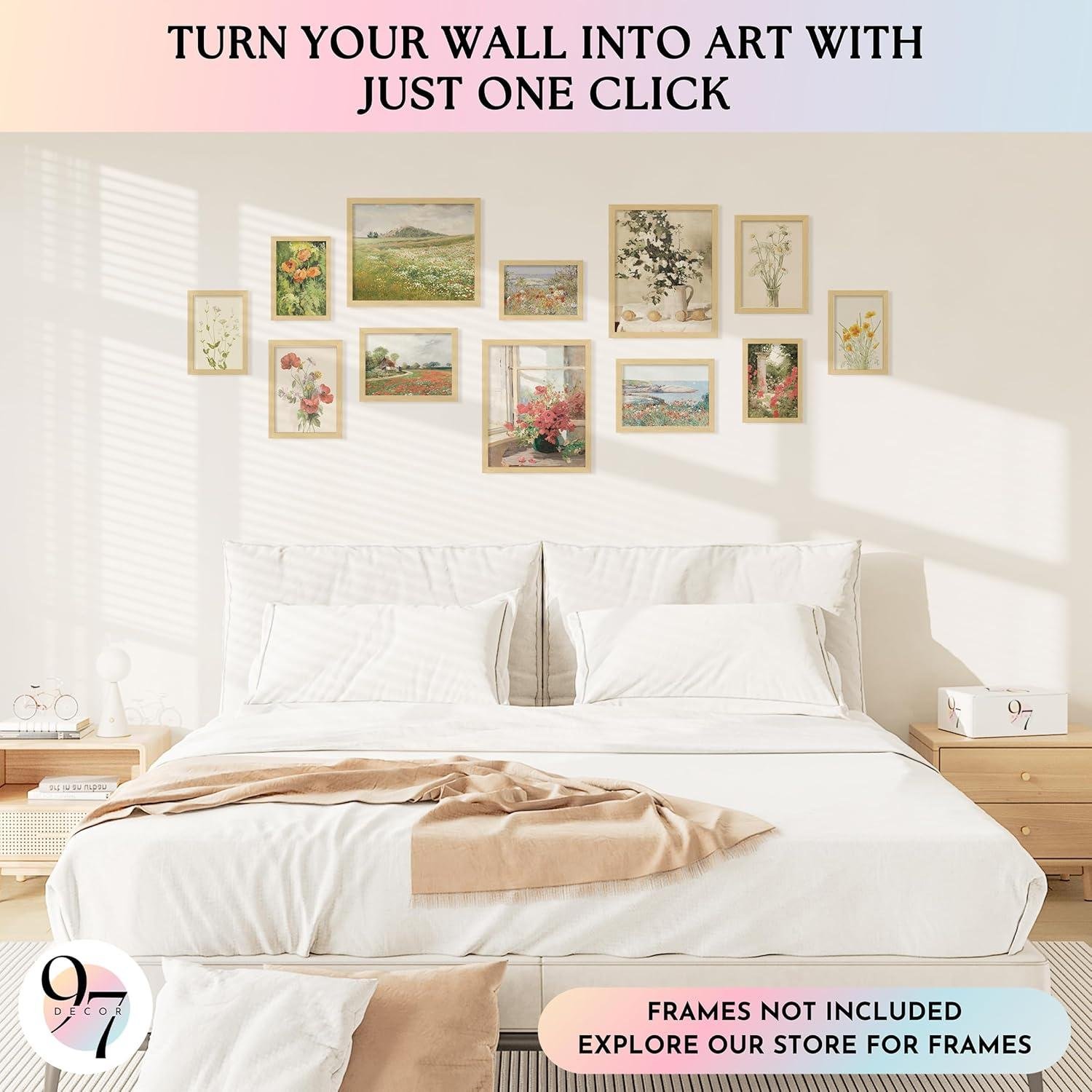 We explore 97 Decor's Vintage Floral Wall Art Collection
