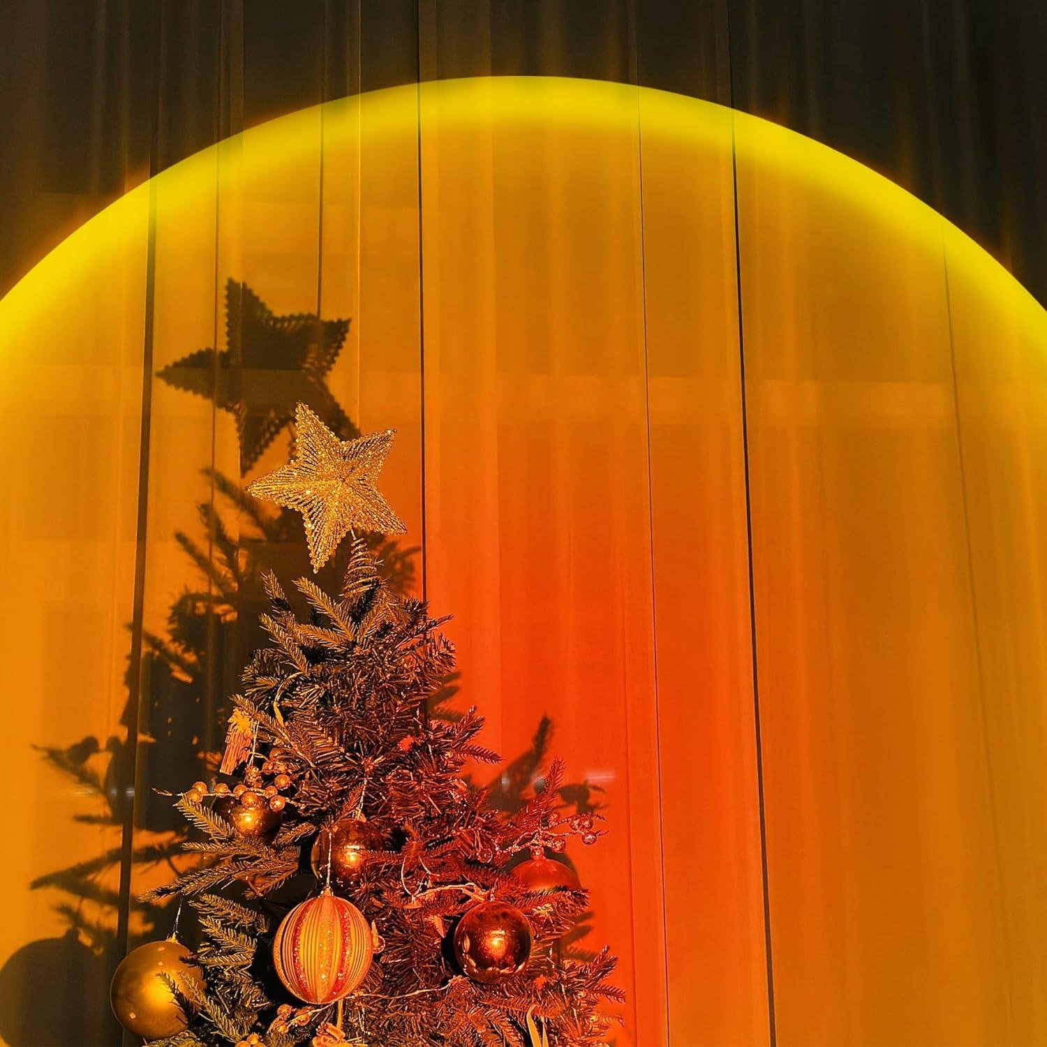 How We Brightened Our Space with the Sunset Lamp Projector