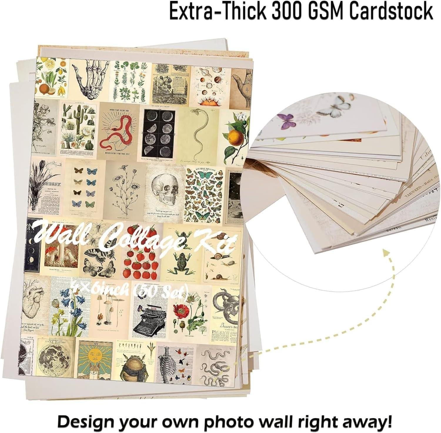 We Reviewed KOSKIMER's 50-Piece Vintage Wall Collage Kit