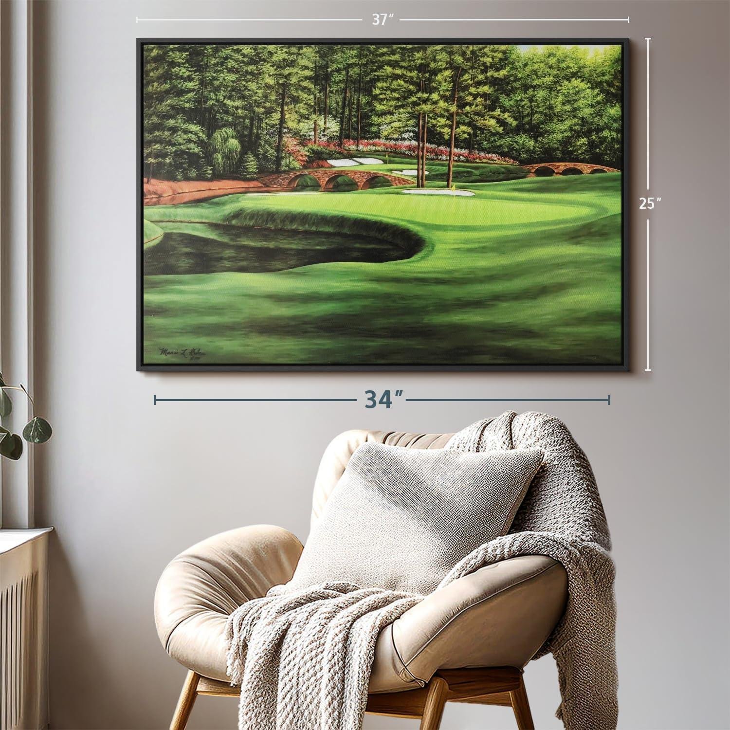 We Explore Augusta National's 11th Hole Canvas Art