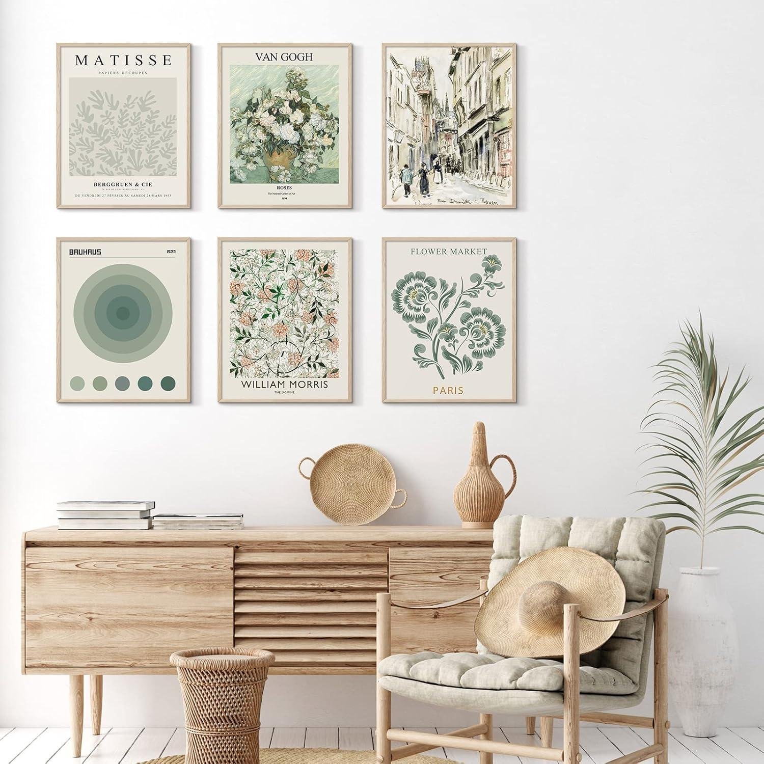 We Explore habseligkeit's Sage​ Green ‍Matisse-Inspired Art