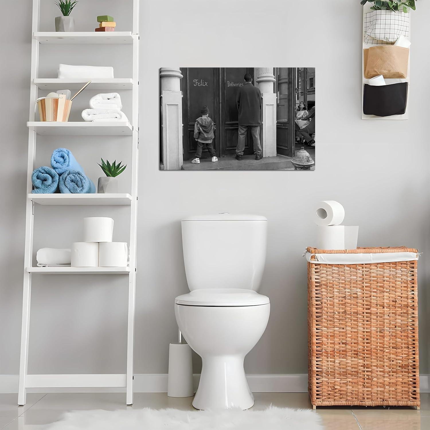 Our Take on ZNHART's Hilarious bathroom Canvas Art