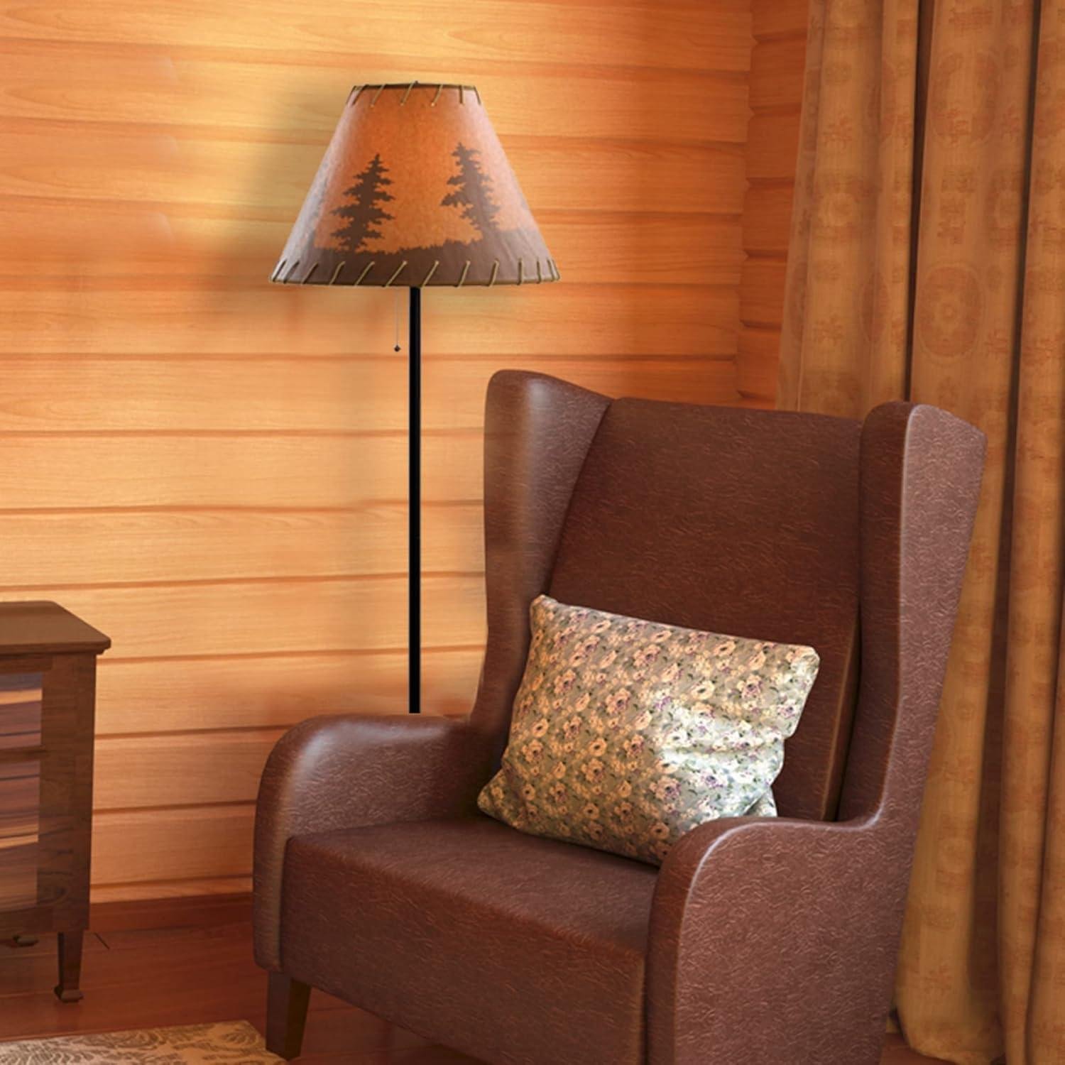 Our Review of the catalina Rustic Cabin Lodge Floor Lamp: Cozy and Charming