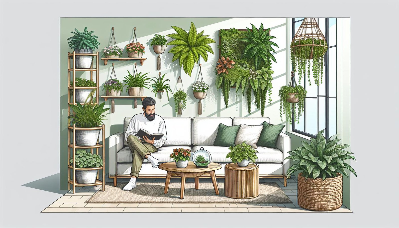 Benefits of adding Plants to Small Living room Spaces