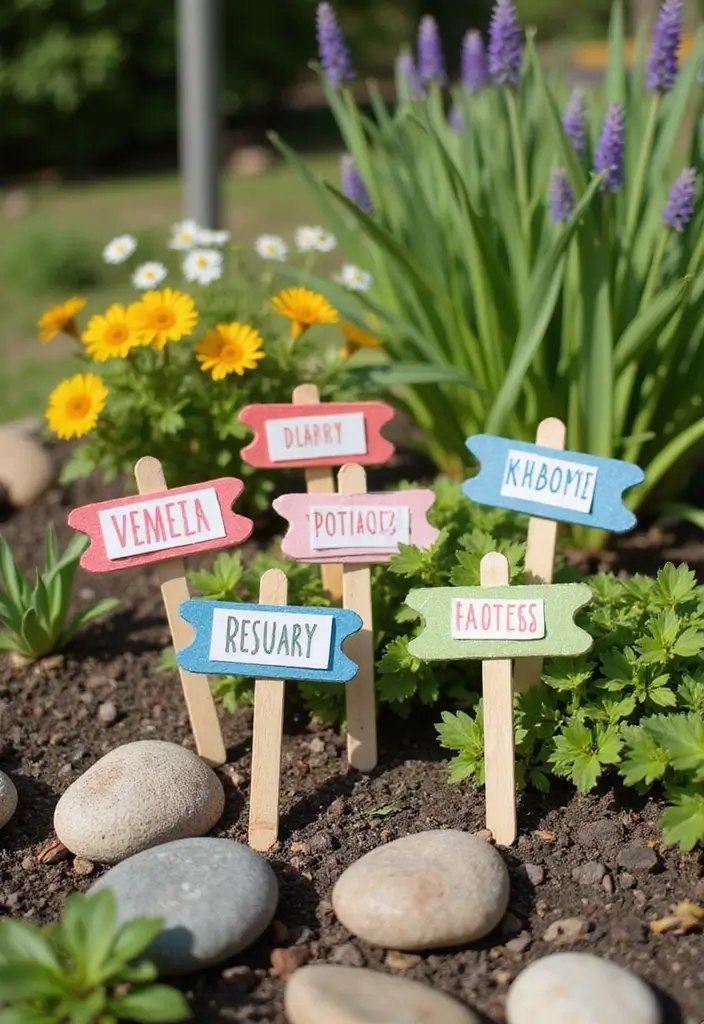 10 Easy Vegetable Gardening Hacks for the Perfect Homegrown Harvest (You Won't Believe #5!) - 3. DIY Plant Labels from Recycled Materials