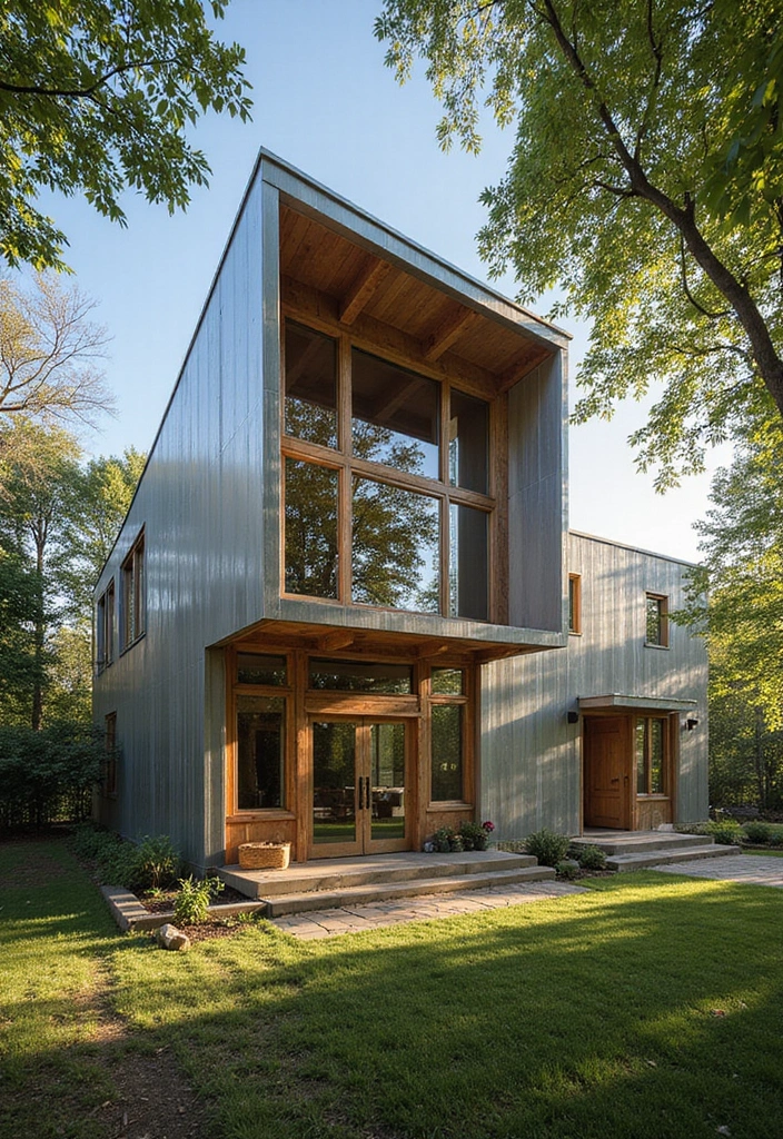 10 Stunning Barndominium Designs That Will Leave You Breathless (Wait Until You See #7!) - 1. The Sleek Metallic Marvel