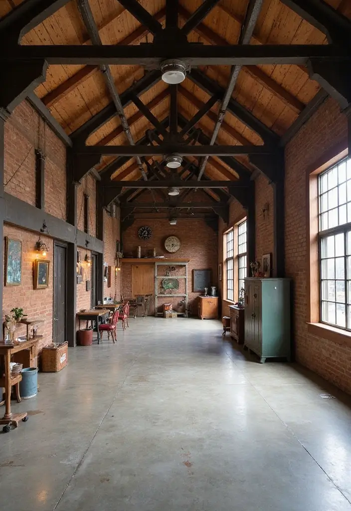 10 Stunning Barndominium Designs That Will Make You Want to Move Right In! - 3. Rustic Industrial Fusion