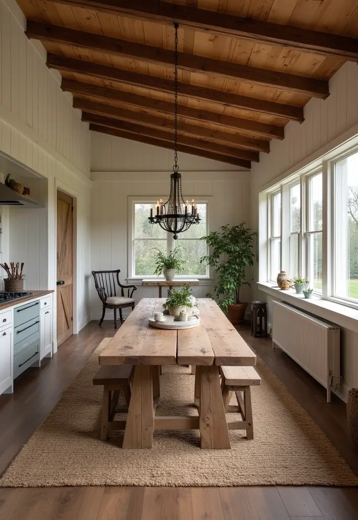 10 Stunning Barndominium Designs That Will Make You Want to Move Right In! - 4. Cozy Farmhouse Vibes