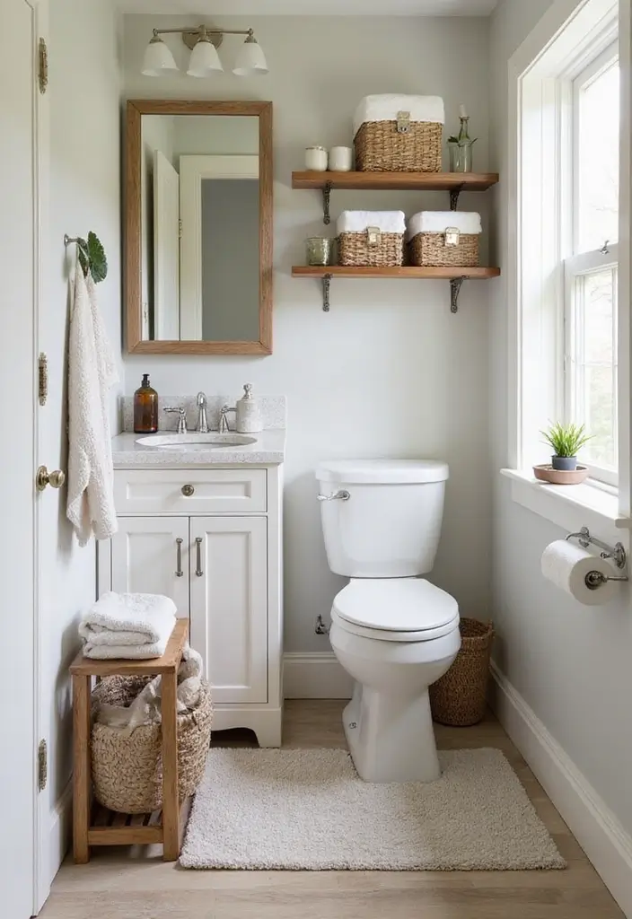 14 Stunning Bathroom Ideas for Small Spaces That’ll Blow Your Mind (Wait Until You See #4!) - 5. Smart Storage Solutions