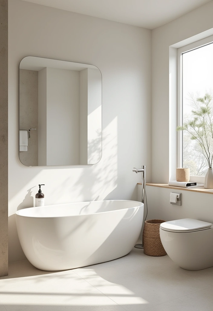 14 Stunning Bathroom Ideas for Small Spaces That’ll Blow Your Mind (Wait Until You See #4!) - 7. Minimalist Design