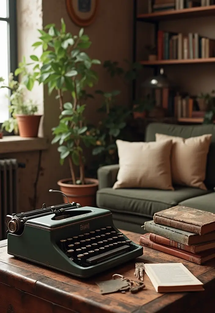15 Cozy Living Room Inspirations That'll Make You Want to Curl Up Right Now! - 13. Vintage Finds