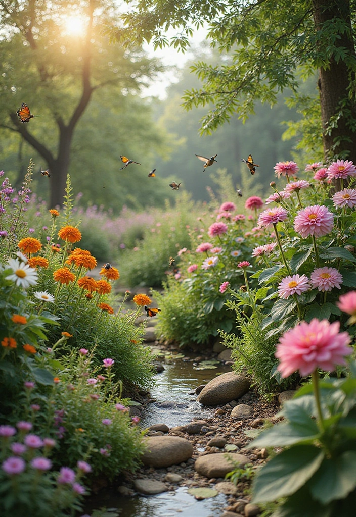 15 Flower Garden Ideas That Will Make Your Neighbors Green with Envy! - 2. Pollinator Paradise