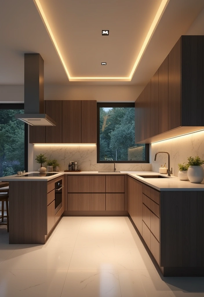 15 Stunning Modern Lighting Ideas That'll Transform Your Home into a Design Paradise! - 11. Recessed Lighting for a Sleek Look