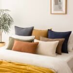 Foindtower Set of 2 Decorative Linen Throw Pillow Covers, 20x20 Inch Boho Neutral Cushions for Home Decor - Image 7