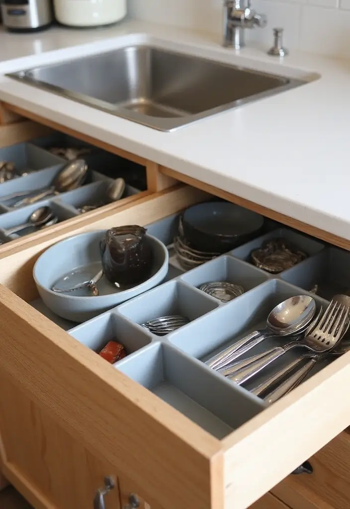 20 Kitchen Organization Tips That Will Revolutionize Your Cooking Space! - 5. Drawer Dividers to the Rescue