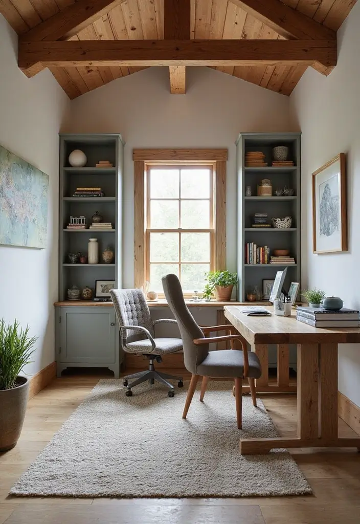 20 Stunning Barndominium Design Ideas That Will Make You Fall in Love! - 18. In-House Offices