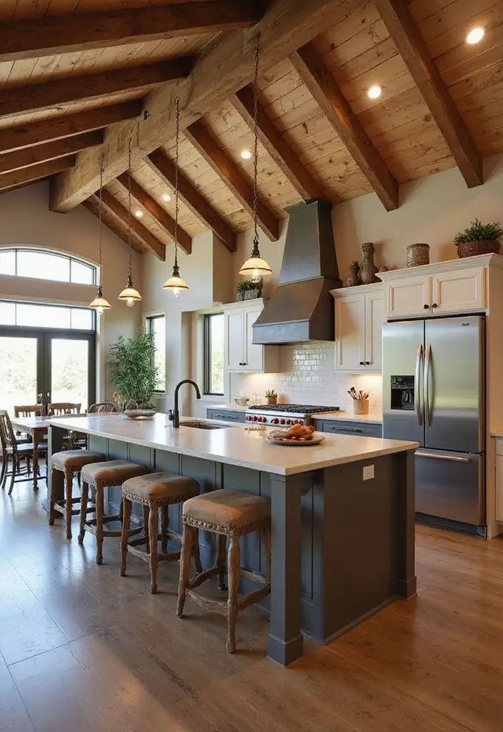 20 Stunning Barndominium Design Ideas That Will Make You Fall in Love! - 4. Modern Kitchen Designs