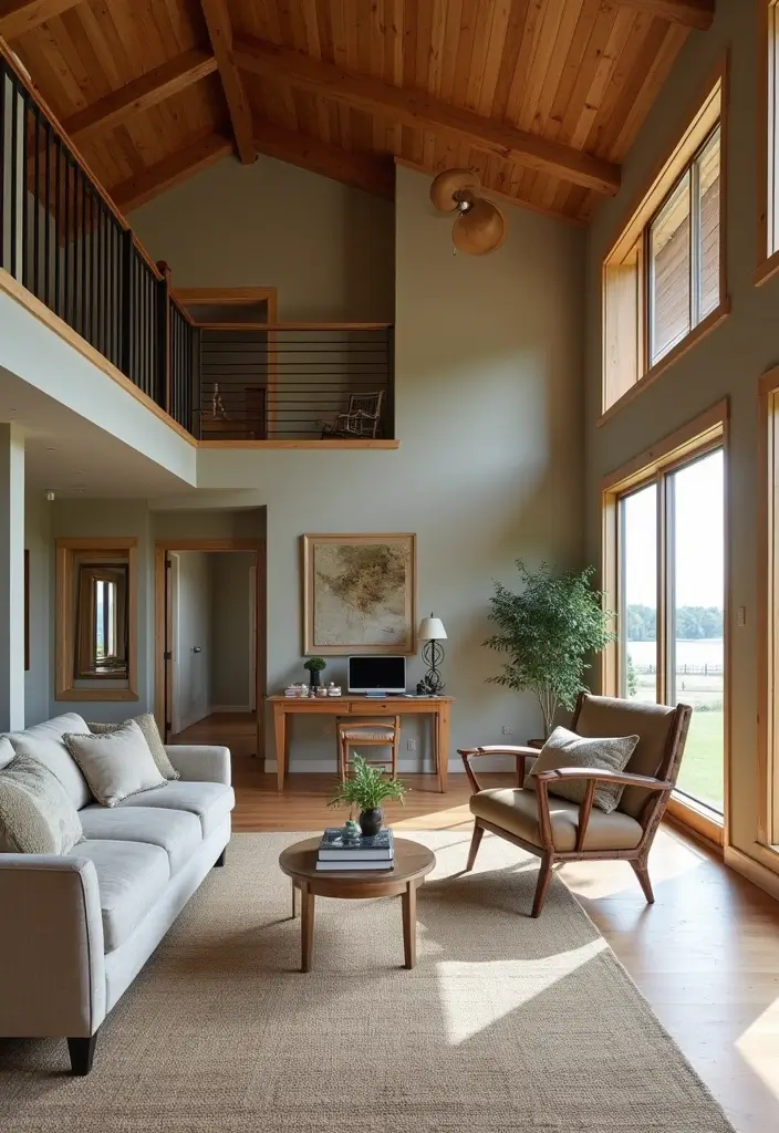 20 Stunning Barndominium Design Ideas That Will Make You Fall in Love! - 7. Expansive Loft Areas