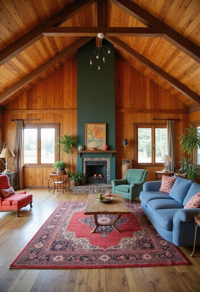 20 Stunning Barndominium Design Ideas That Will Make You Fall in Love! - 9. Bold Color Choices