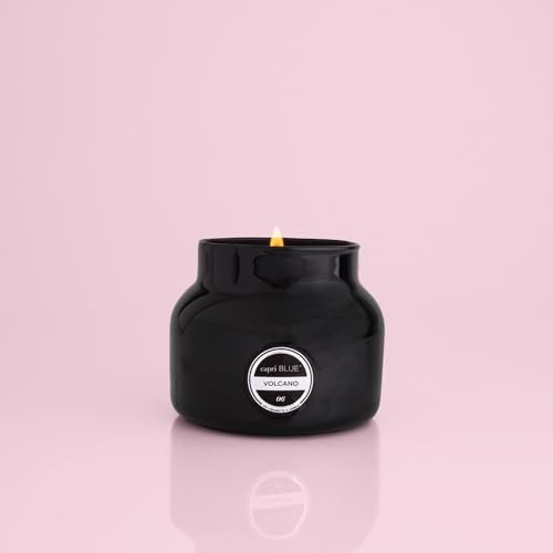 21mBSZexAL._SL500_.jpg Capri Blue Volcano Candle - Luxurious 8 oz Black Glass Jar with Tropical Fruit & Citrus Scent. - Image 2