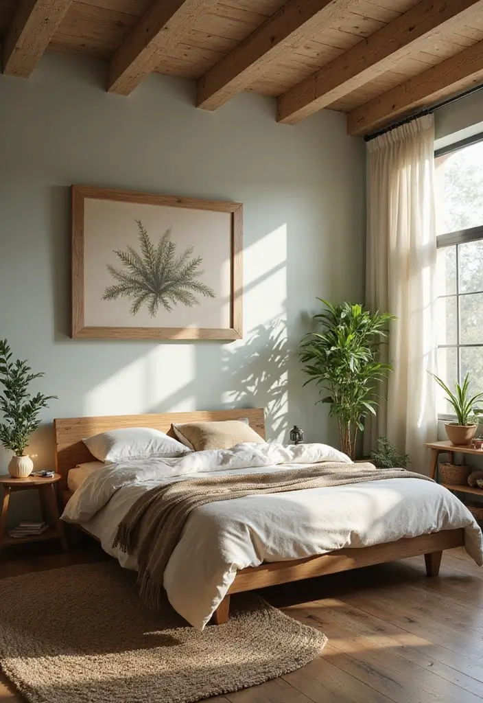21 Dreamy Bedroom Makeovers You Can Do for Under $100 (You Won't Believe #7!) - 10. Nature Inspired