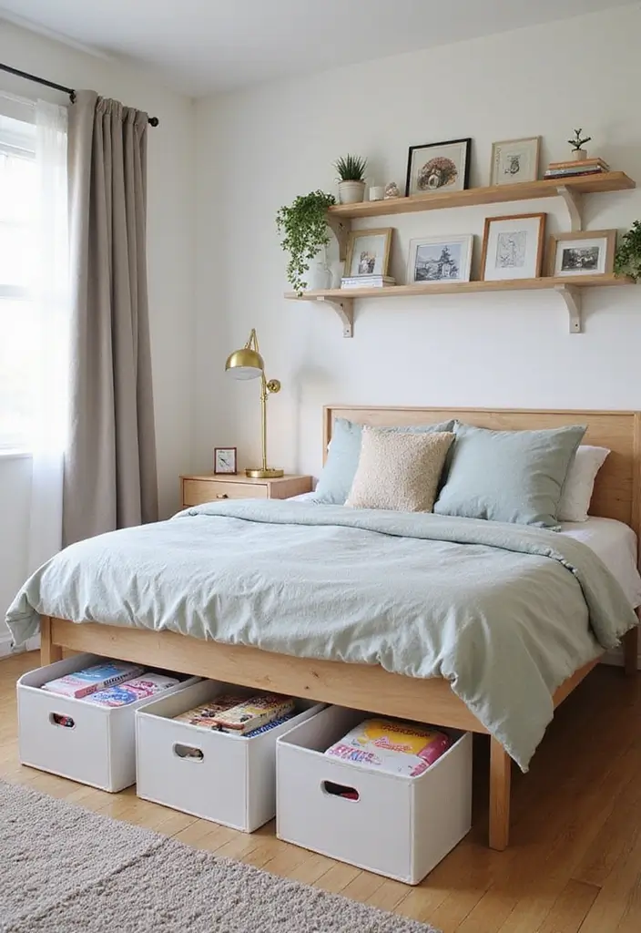 21 Dreamy Bedroom Makeovers You Can Do for Under $100 (You Won't Believe #7!) - 15. Smart Storage Solutions
