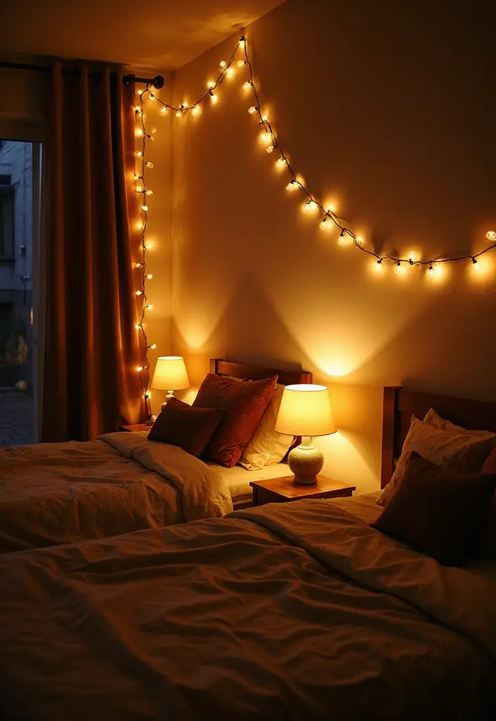 21 Dreamy Bedroom Makeovers You Can Do for Under $100 (You Won't Believe #7!) - 17. Layered Lighting