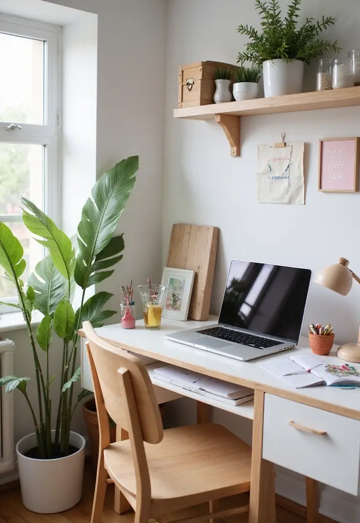 21 Dreamy Bedroom Makeovers You Can Do for Under $100 (You Won't Believe #7!) - 20. Creative Desk Space