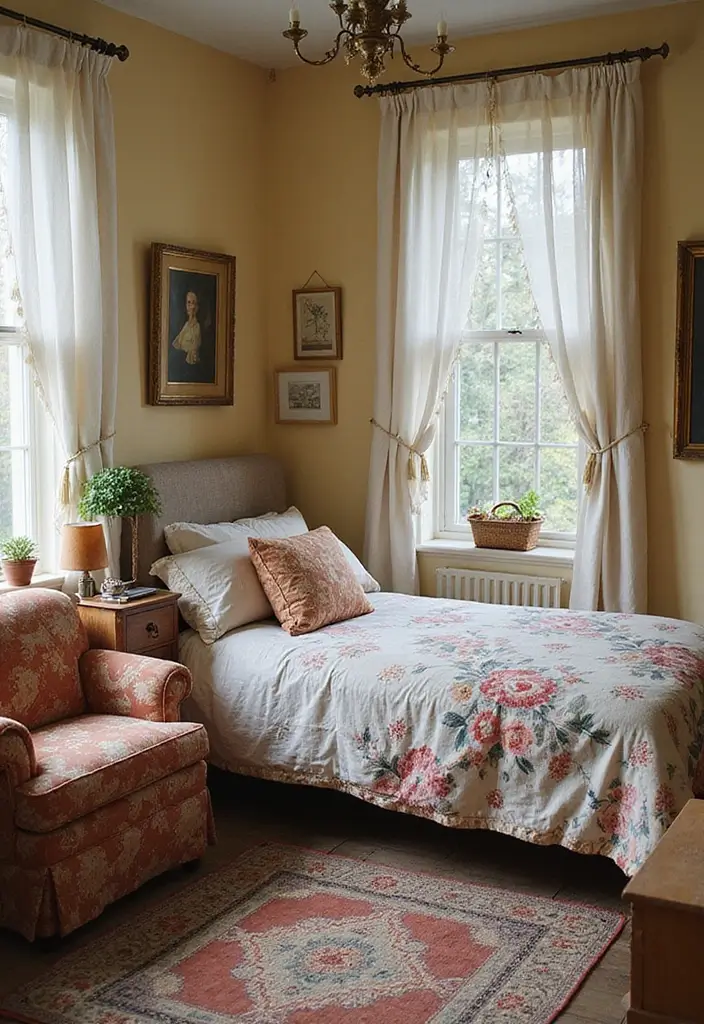 21 Dreamy Bedroom Makeovers You Can Do for Under $100 (You Won't Believe #7!) - 3. Vintage Charm