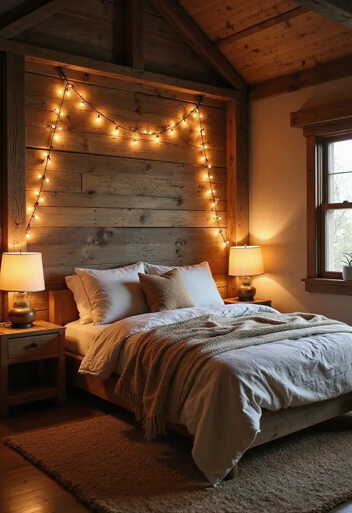 21 Dreamy Bedroom Makeovers You Can Do for Under $100 (You Won't Believe #7!) - 4. Rustic Retreat