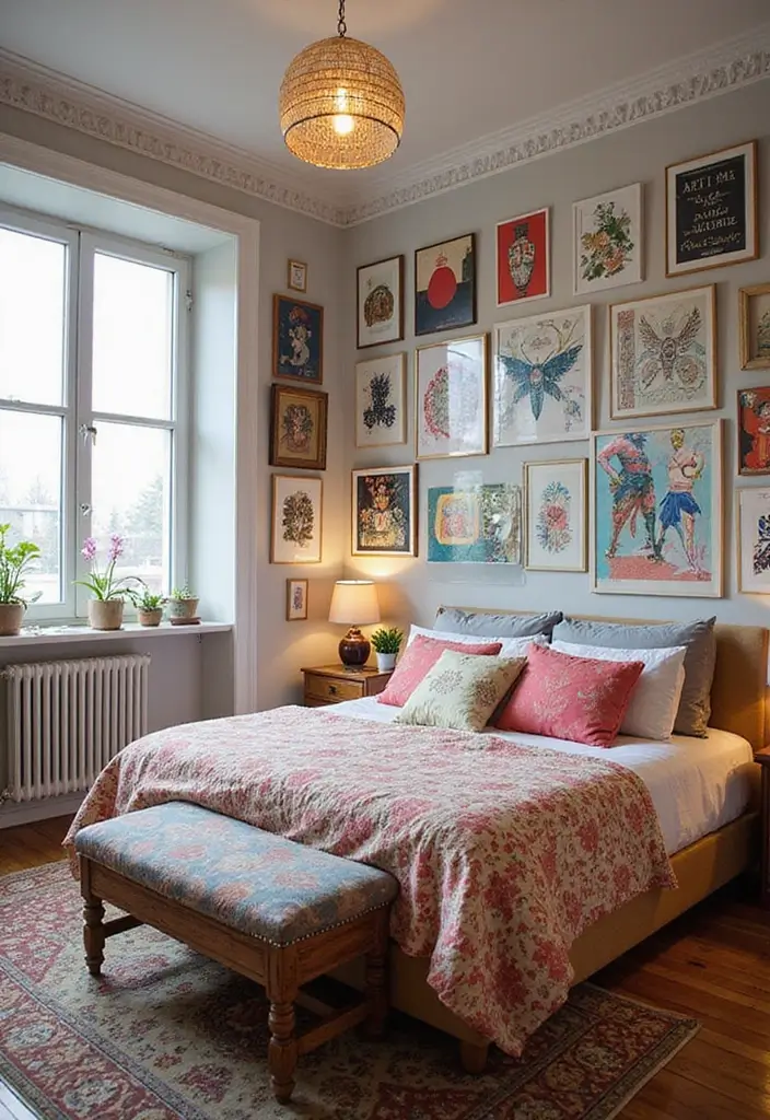 21 Dreamy Bedroom Makeovers You Can Do for Under $100 (You Won't Believe #7!) - 5. Artistic Flair