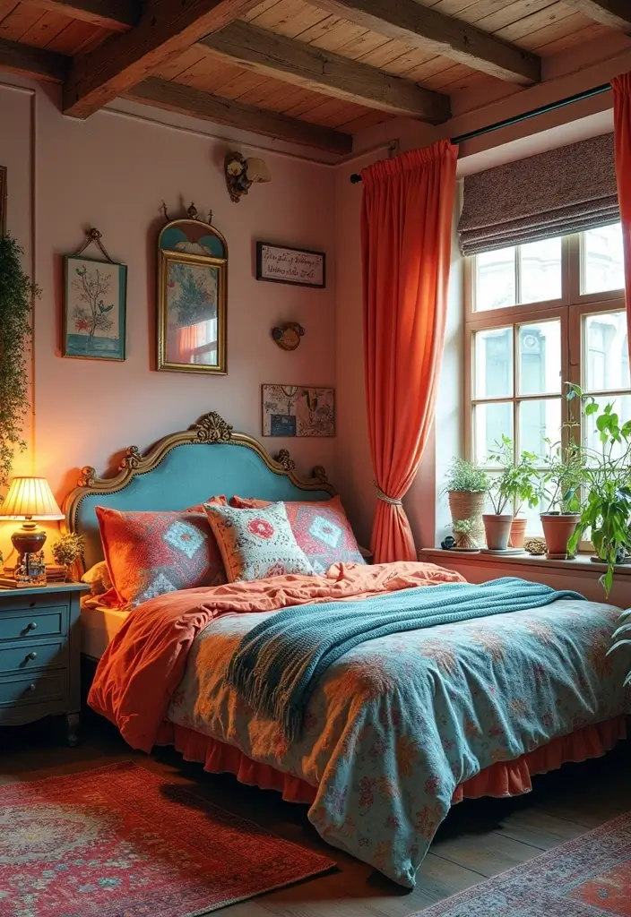 21 Dreamy Bedroom Makeovers You Can Do for Under $100 (You Won't Believe #7!) - 9. Eclectic Mix
