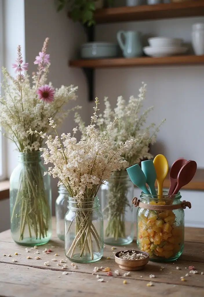 21 Must-Have Farmhouse Style Accessories That Will Transform Your Home! - 2. Vintage Jars