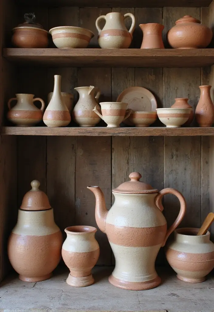 21 Must-Have Farmhouse Style Accessories That Will Transform Your Home! - 5. Handcrafted Pottery