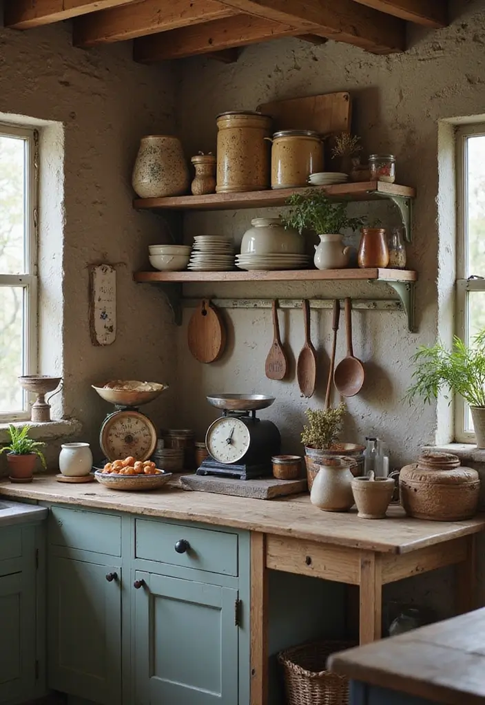 21 Rustic Kitchen Decor Ideas That'll Make You Want to Cook Every Day! - 6. Vintage Kitchen Accessories