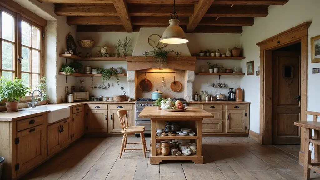 21 Rustic Kitchen Decor Ideas That'll Make You Want to Cook Every Day! - Decor By Grain | Inspiring Home Decor Finds for Every Style