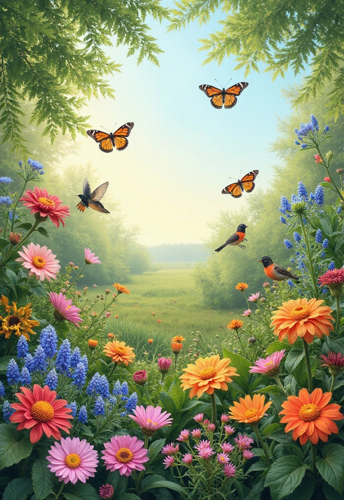 21 Stunning Flower Garden Ideas That Will Make Your Neighbors Envious! - 10. Wildlife-Friendly Gardens