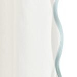 Lush Decor Coastal Chic Scalloped Edge Curtains, 52"x84", Blue & White - Ideal for Coastal Living Rooms. - Image 3