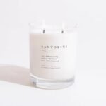 Brooklyn Candle Studio Santorini Classic 2 Wick Candle - Luxury Scented Candle, Vegan Soy Wax, Hand Poured in The USA, 70 Hour Slow Burn Time - 13oz
