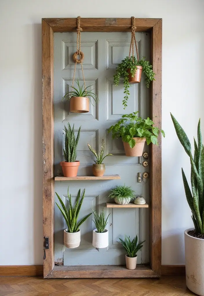 25 Stunning DIY Home Decor Projects That Look Like a Million Bucks (But Cost Pennies!) - 21. Upcycled Door or Window Frames