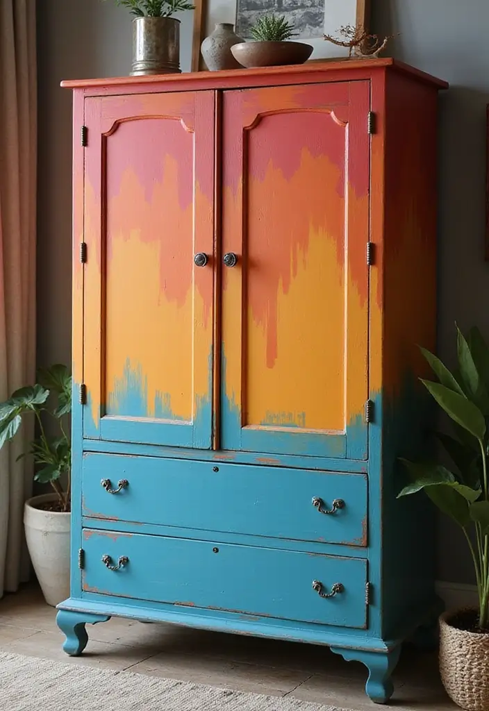 25 Stunning DIY Home Decor Projects That Look Like a Million Bucks (But Cost Pennies!) - 6. Paint-Dipped Furniture