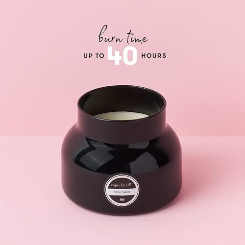 311nCOmp-ML._SL500_.jpg Capri Blue Volcano Candle - Luxurious 8 oz Black Glass Jar with Tropical Fruit & Citrus Scent. - Image 5